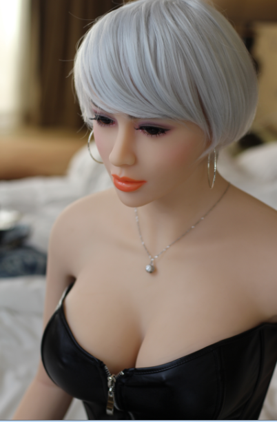 148cm Silver Hair Diana TPE Sexy Asian Sex Doll JY Doll