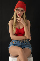 151cm blonde chubby sex doll full TPE love doll AIBEI Doll