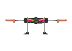 Double-sided fuck machine with vibration and heating functions