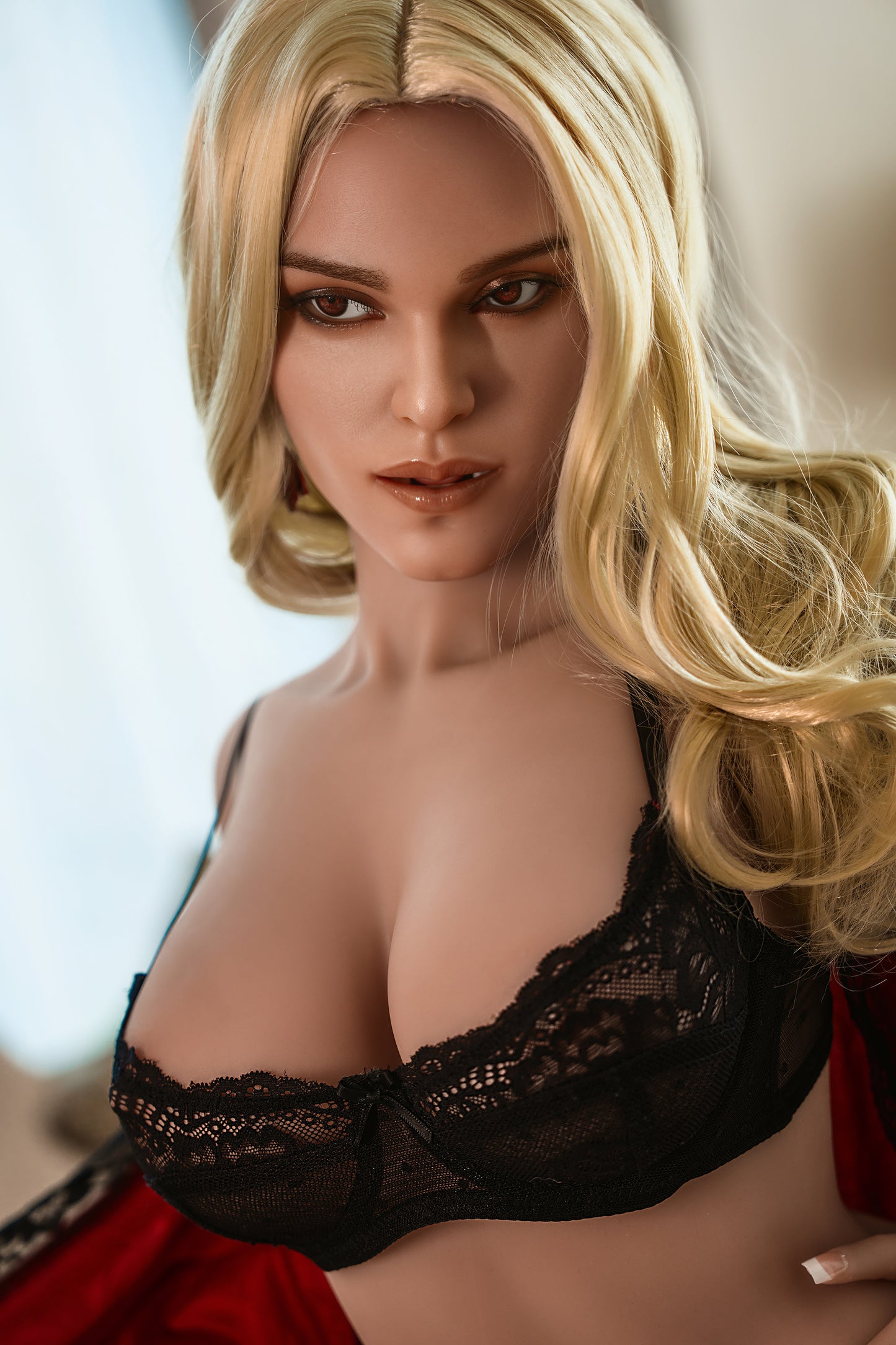 166cm lifelike silicone head + TPE body blonde sex doll AIBEI Doll