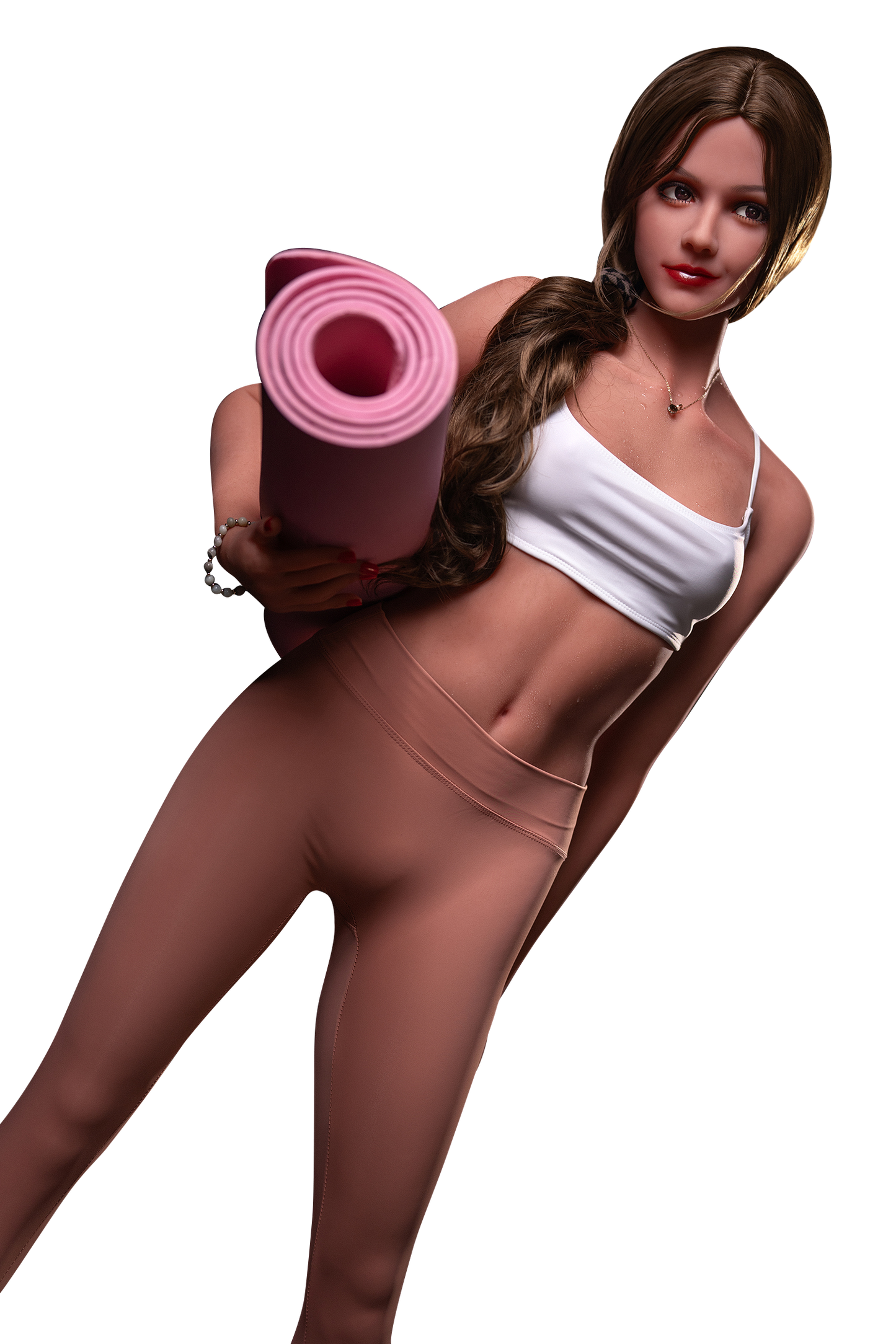 160cm Flat Chest Slim Sex Doll A Cup TPE Love Doll Rosretty Doll