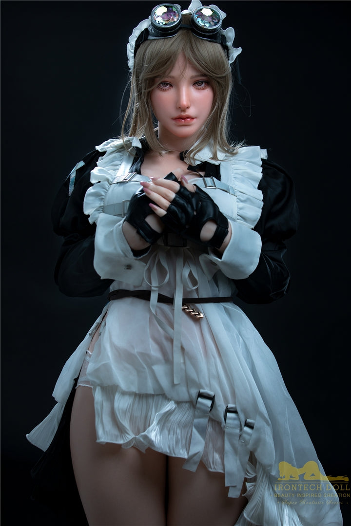 165cm big breasts realistic sex doll maid outfit G cup Irontech doll
