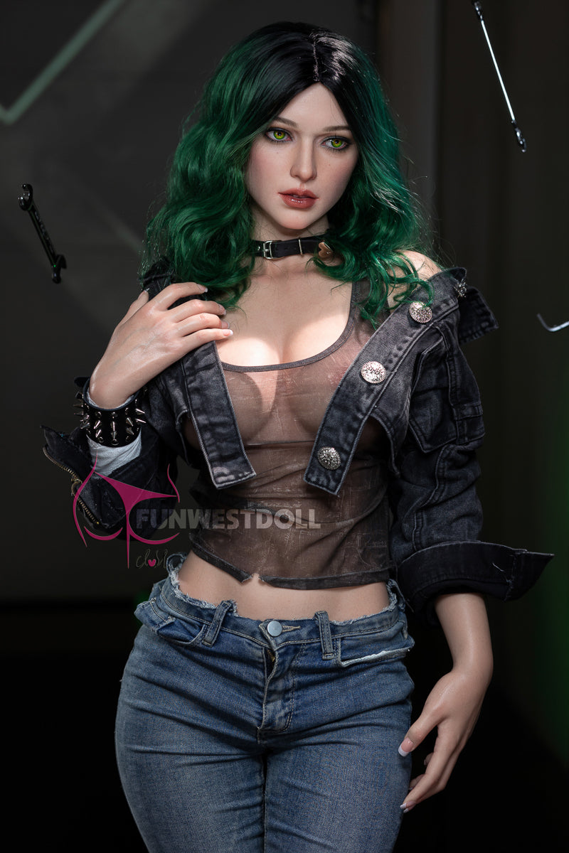 157cm Funwest Doll #045S White Alexa D Cup silicone sex doll