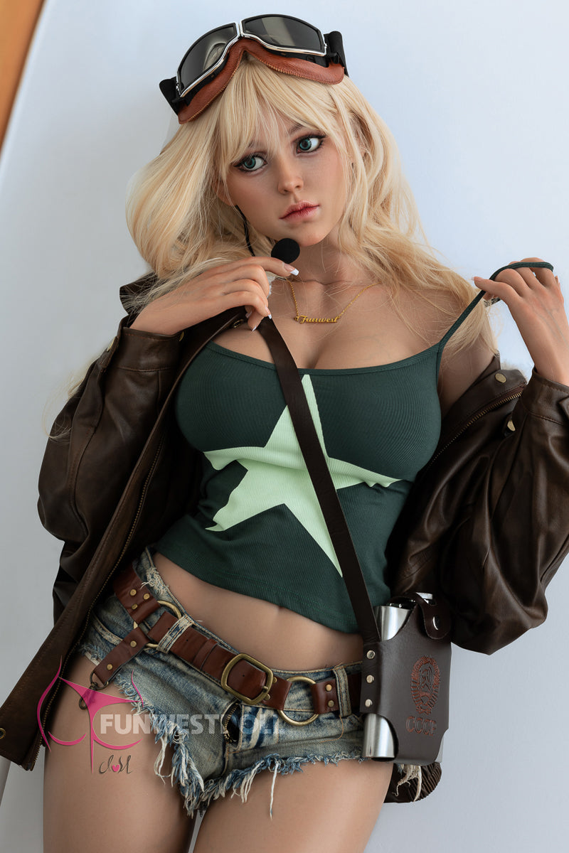 157cm #030S Natural Assos G cup life-size blonde sex doll silicone doll Funwest Doll