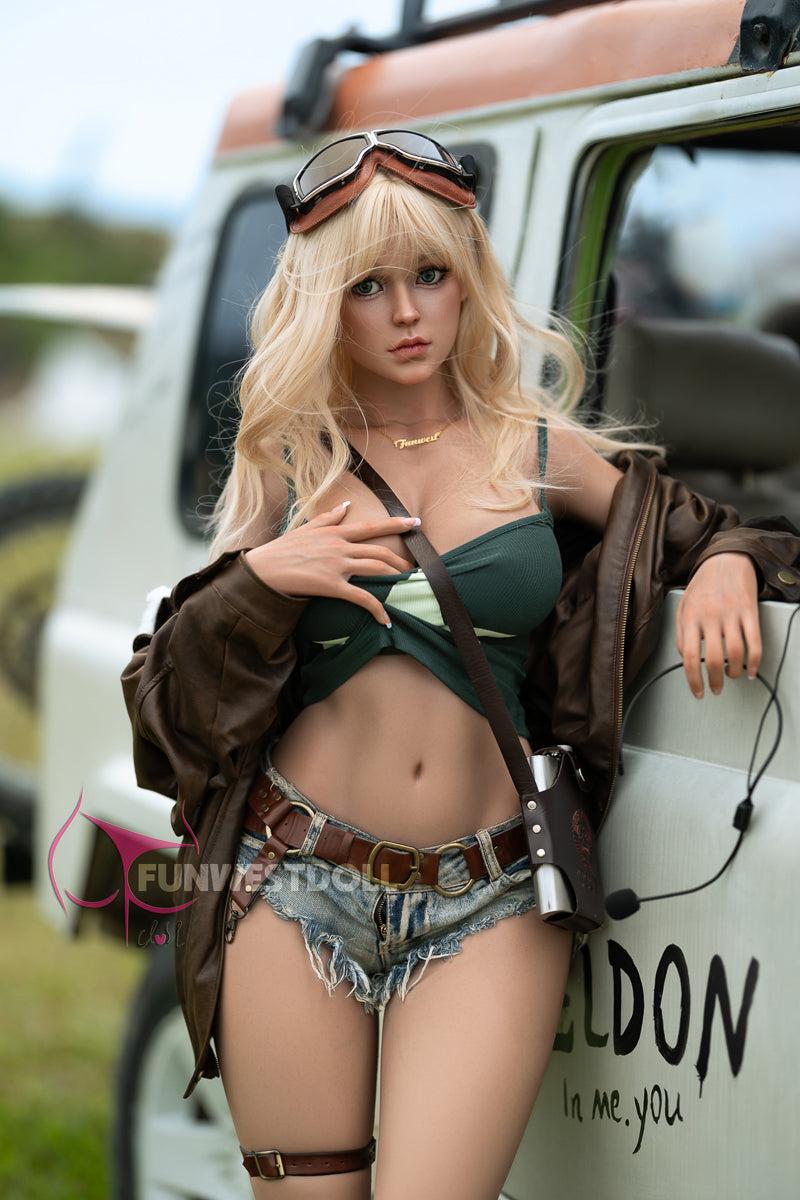 157cm #030S Natural Assos G cup life-size blonde sex doll silicone doll Funwest Doll