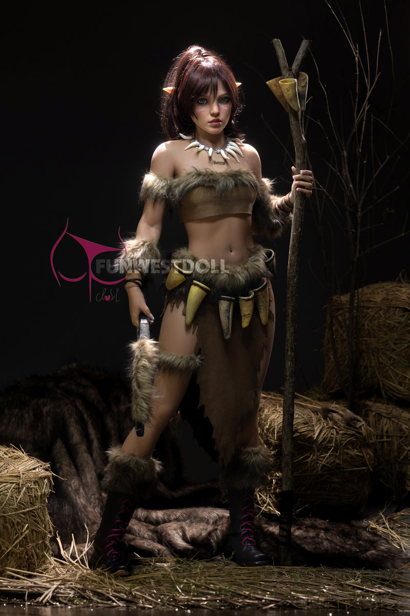 A Cup Funwest Doll Huntress Kylie 159 cm Short Hair Lifelike Sex Doll