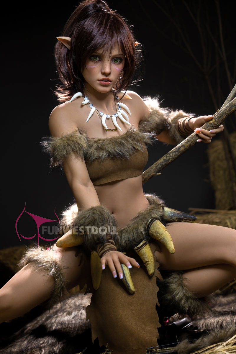 A Cup Funwest Doll Huntress Kylie 159 cm Short Hair Lifelike Sex Doll
