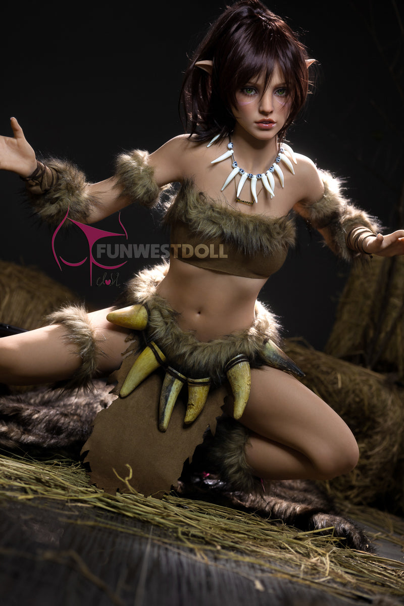 A Cup Funwest Doll Huntress Kylie 159 cm Short Hair Lifelike Sex Doll