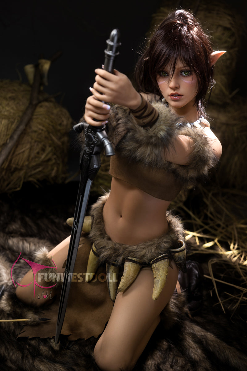 A Cup Funwest Doll Huntress Kylie 159 cm Short Hair Lifelike Sex Doll