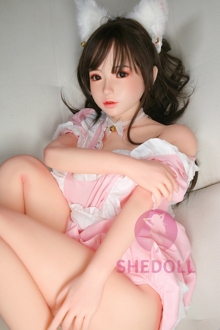 148cm Lolita Lifelike Sex Doll C Cup TPE Japanese Love Doll SHE Doll