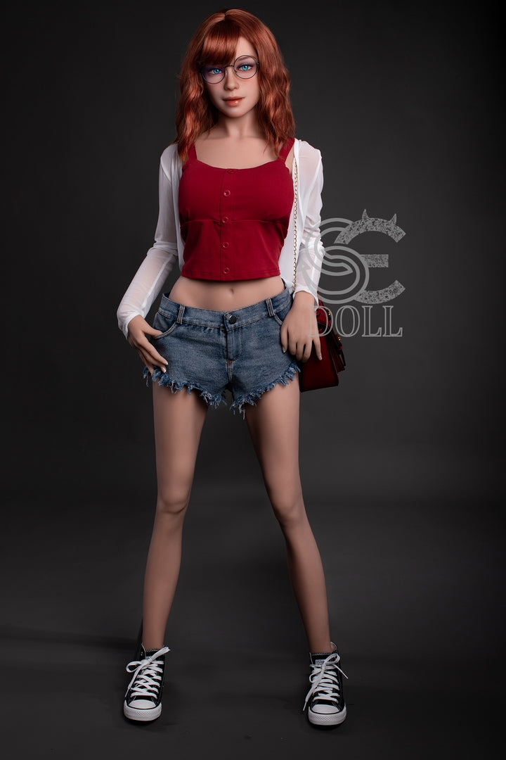 166cm C Cup Red Hair life size Sex Doll Bonnie