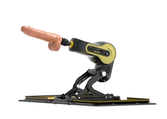 Sex machine "X8-MP3" with vibration and heating function