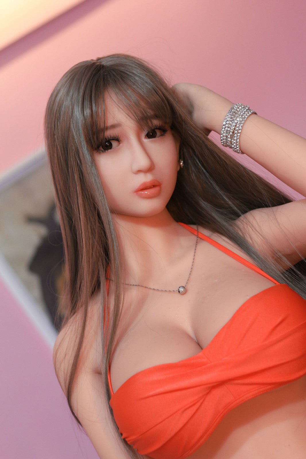 158cm big breasts long hair real sex doll DL Doll