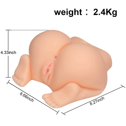 5.68LB Female Ass Torso Sex Dolls Realistic Butt Adult Toy Male Masturbator  Chiquita