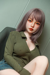 150cm exquisite girl Youzhen silicone head + TPE body sexy doll Qita Doll