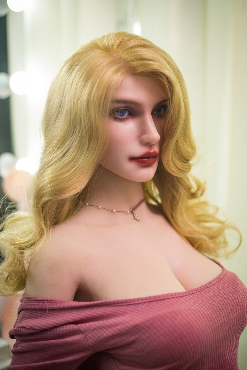 162cm Monica New All Silicone Blonde Sex Doll Qita Doll