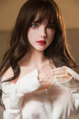 158cm Mixed Race Beauty Silicone Head + TPE Body Life-Size Sex Doll Qita Doll