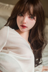 158cm Mixed Race Beauty Silicone Head + TPE Body Life-Size Sex Doll Qita Doll