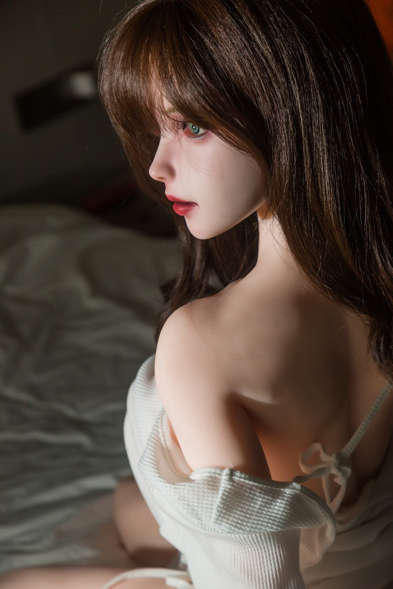 158cm Mixed Race Beauty Silicone Head + TPE Body Life-Size Sex Doll Qita Doll