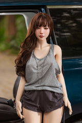 158cm Young Japanese Sex Doll Qita Doll Silicone Head + TPE Body