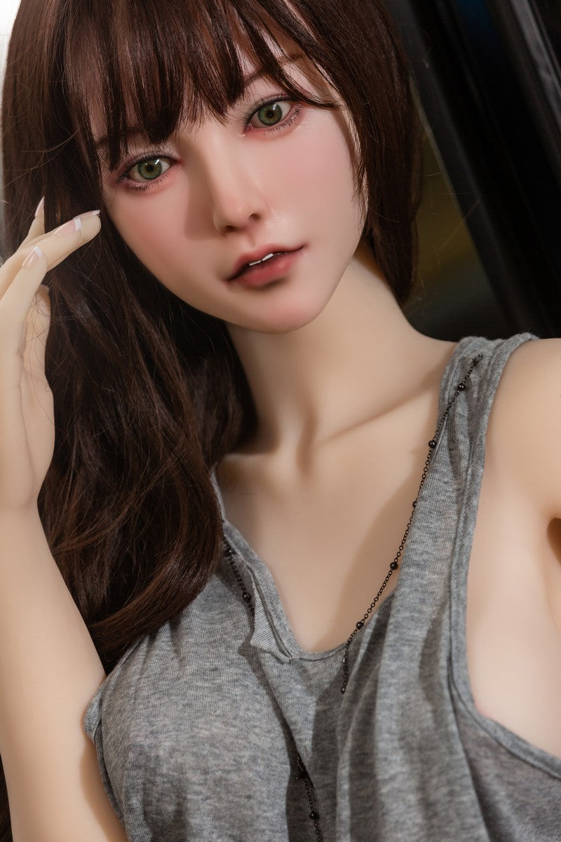 158cm Young Japanese Sex Doll Qita Doll Silicone Head + TPE Body