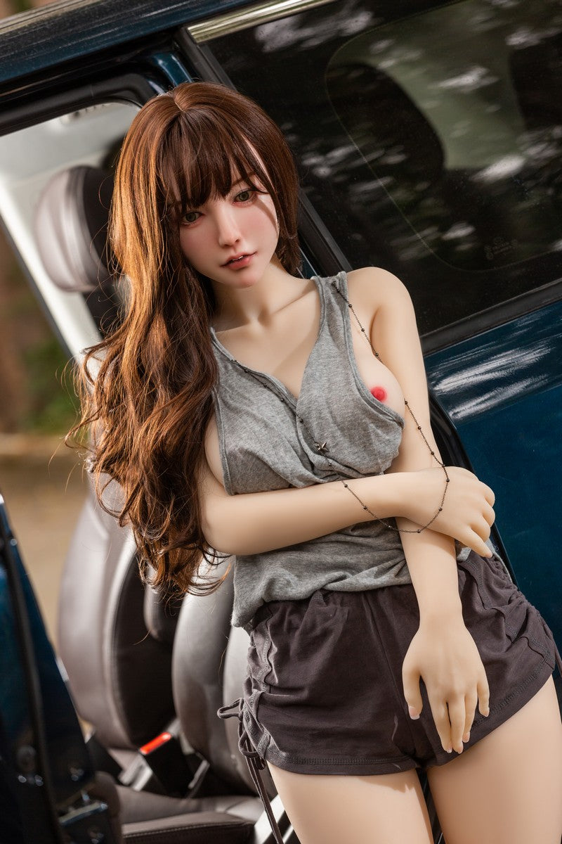 158cm Young Japanese Sex Doll Qita Doll Silicone Head + TPE Body