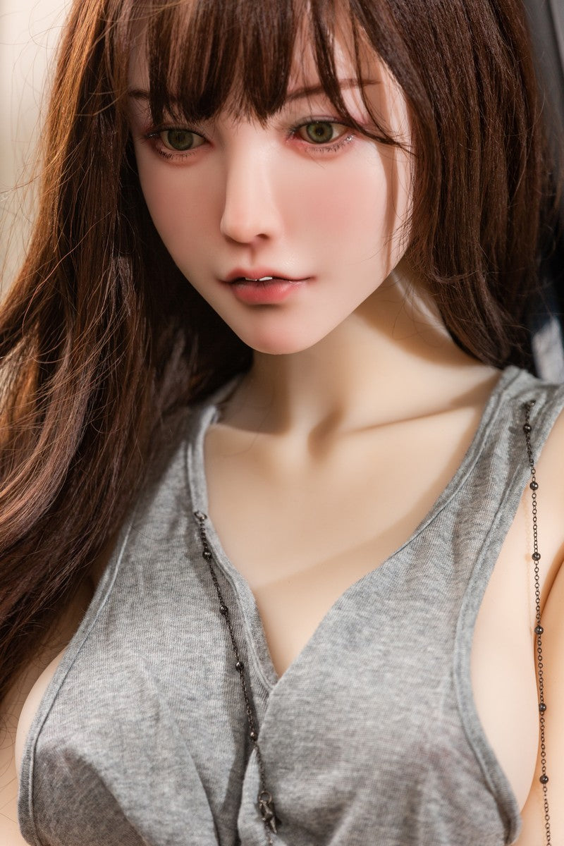 158cm Young Japanese Sex Doll Qita Doll Silicone Head + TPE Body