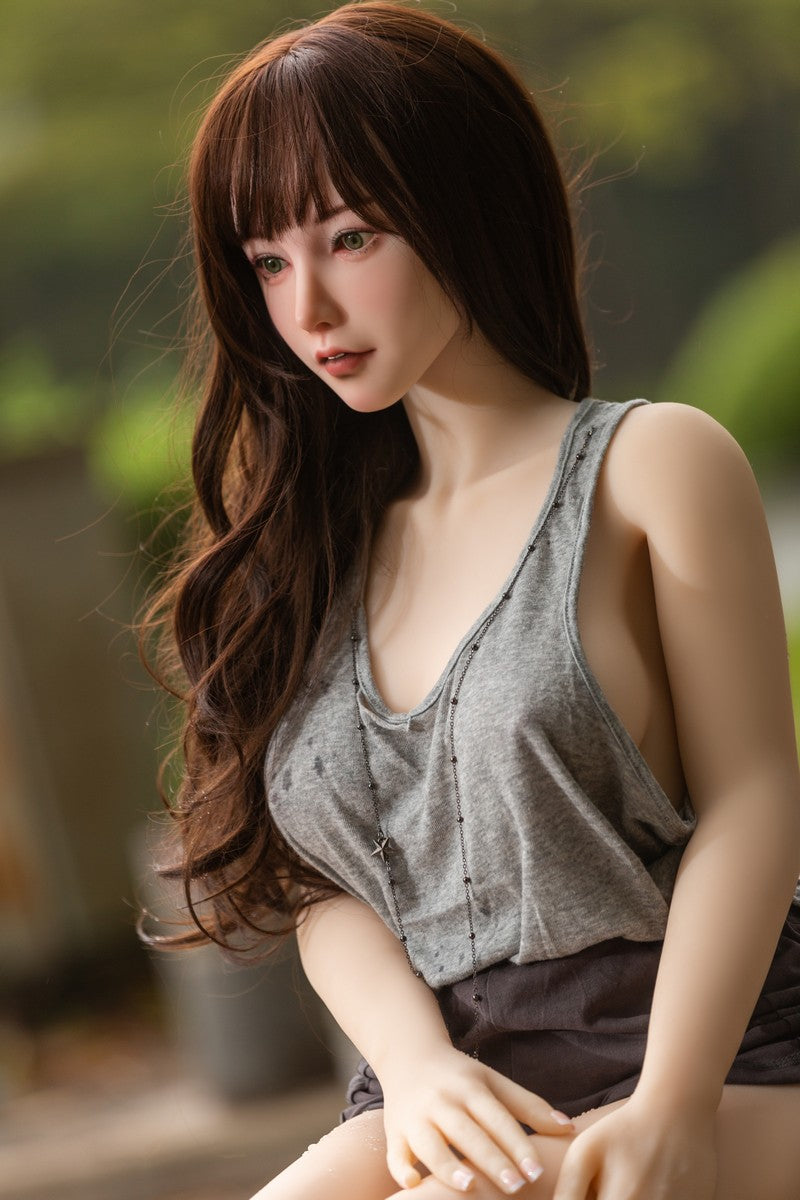 158cm Young Japanese Sex Doll Qita Doll Silicone Head + TPE Body