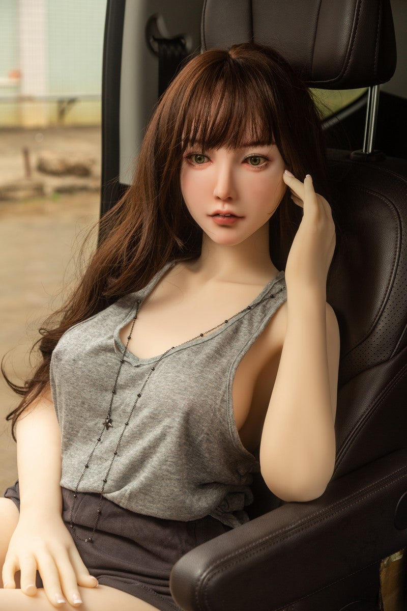 158cm Young Japanese Sex Doll Qita Doll Silicone Head + TPE Body