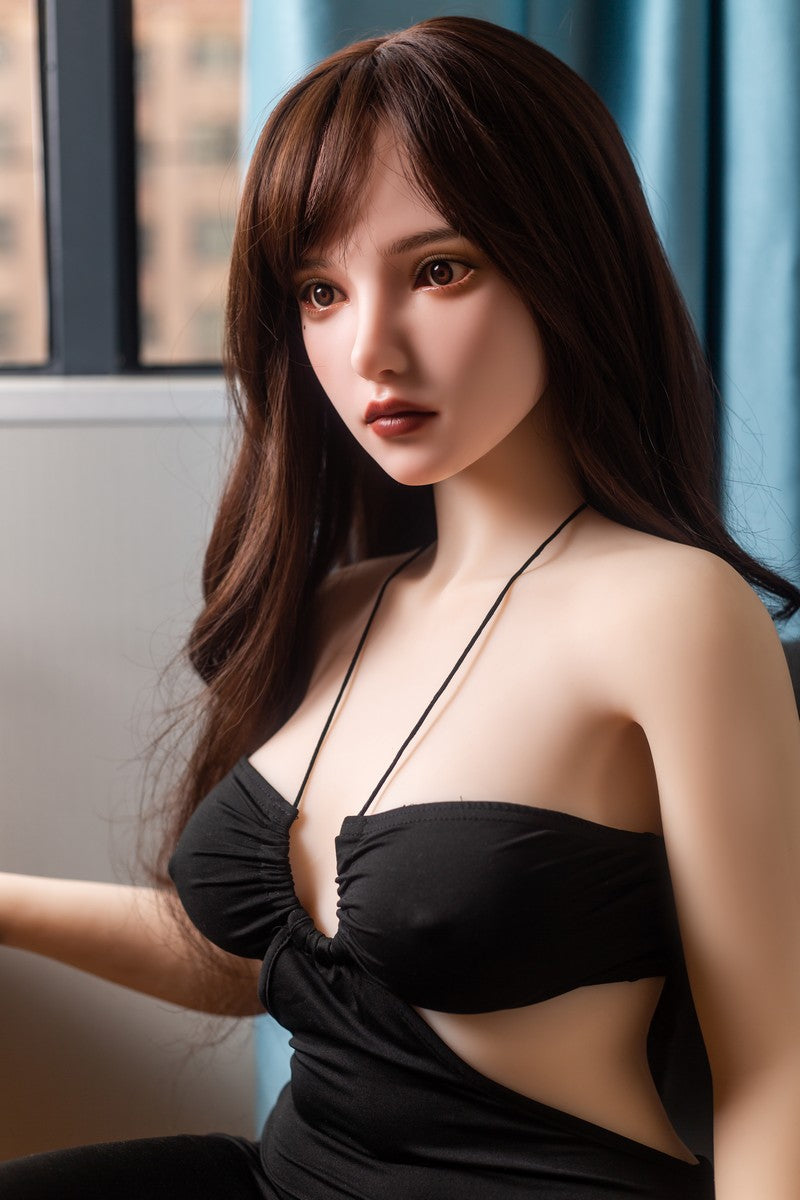 158cm Silicone head + TPE body Asian sex doll Qita Doll