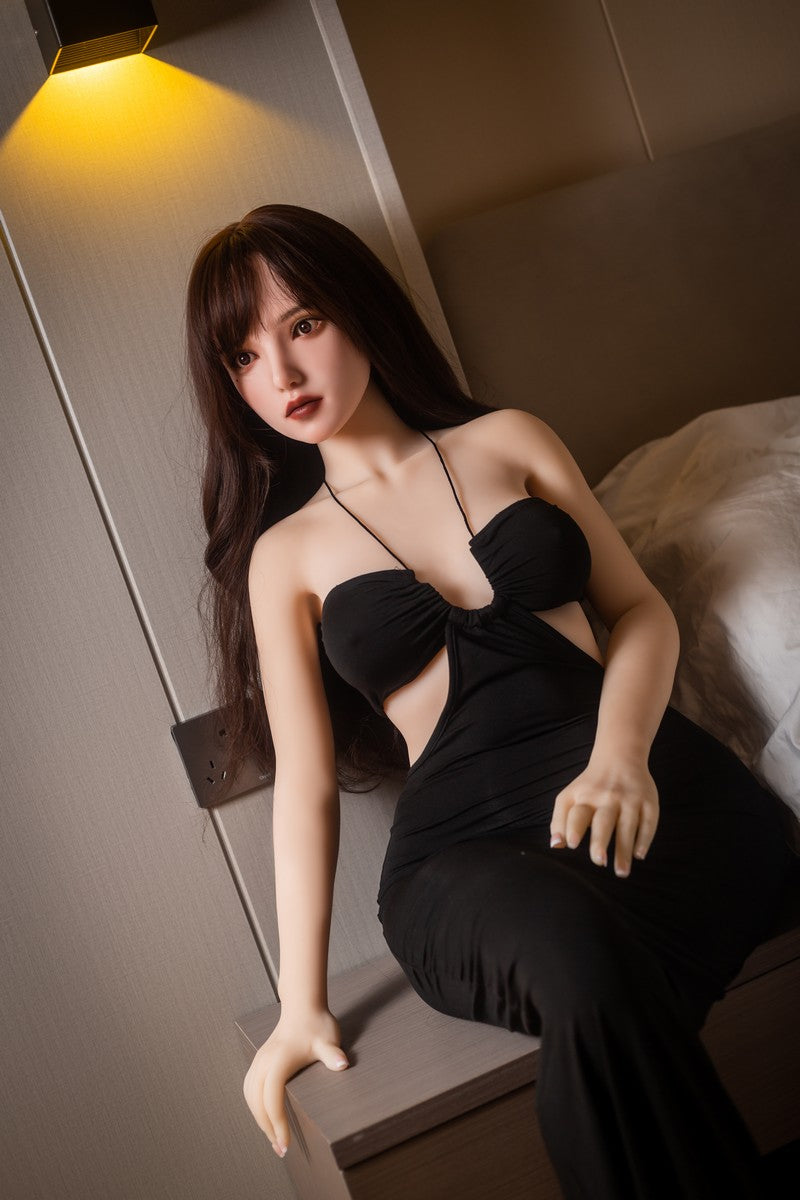 158cm Silicone head + TPE body Asian sex doll Qita Doll