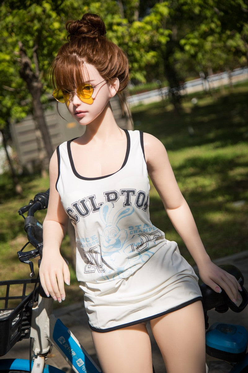 162cm Sports Girl C Cup Full Silicone Japanese Sex Doll Qita Doll