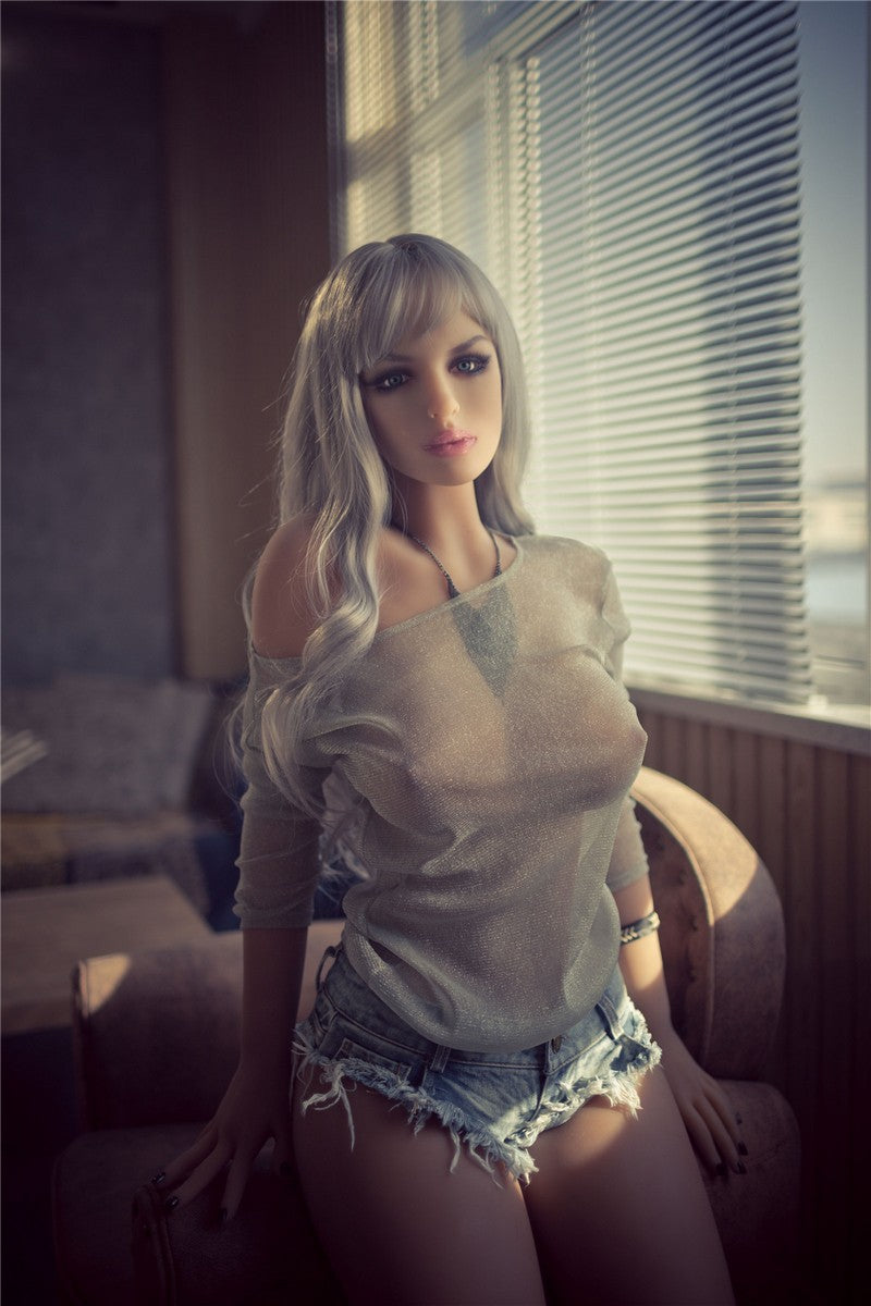 170cm Juliet D cup grey hair sexy sex doll Qita Doll