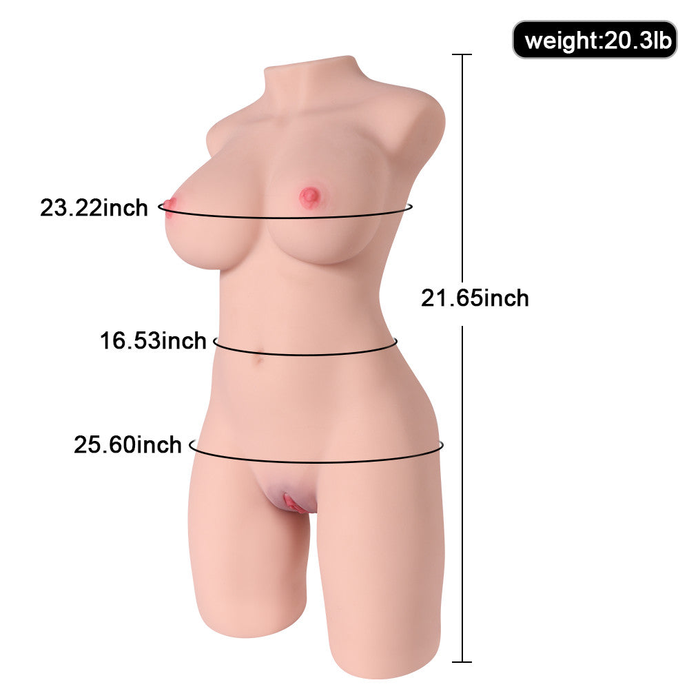 Maya 2 20.28LB Realistic Sex Doll Torso  Life Size Sexy Pussy Ass  Half-body adult Toy