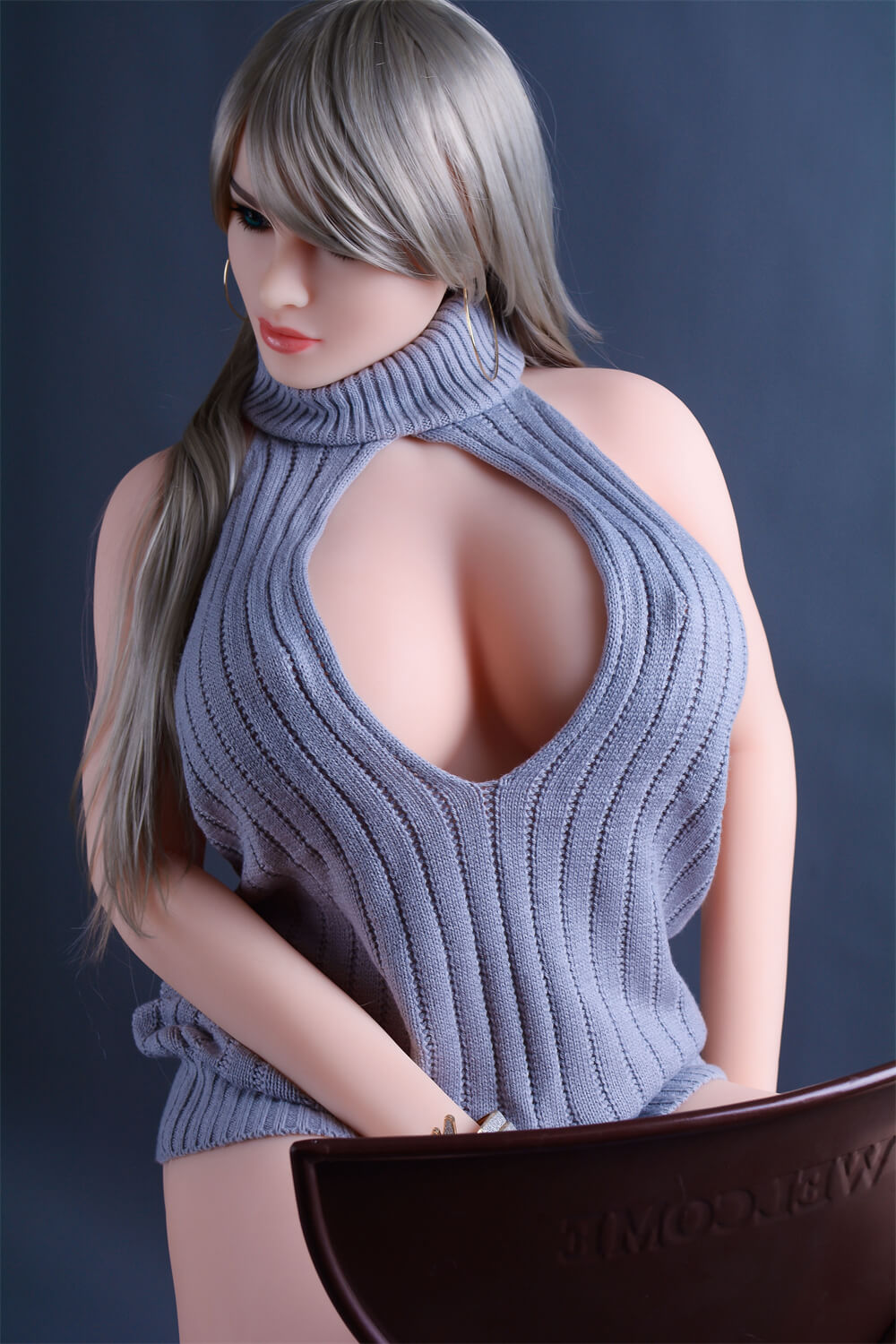 168cm mature AIbei  big boobs sex doll grey hair sexy sex doll