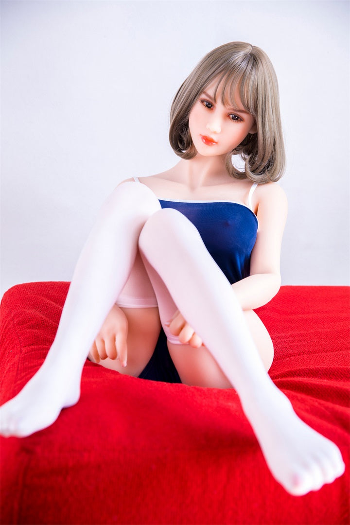 143cm short hair sexy girl Fire doll 2B sex doll