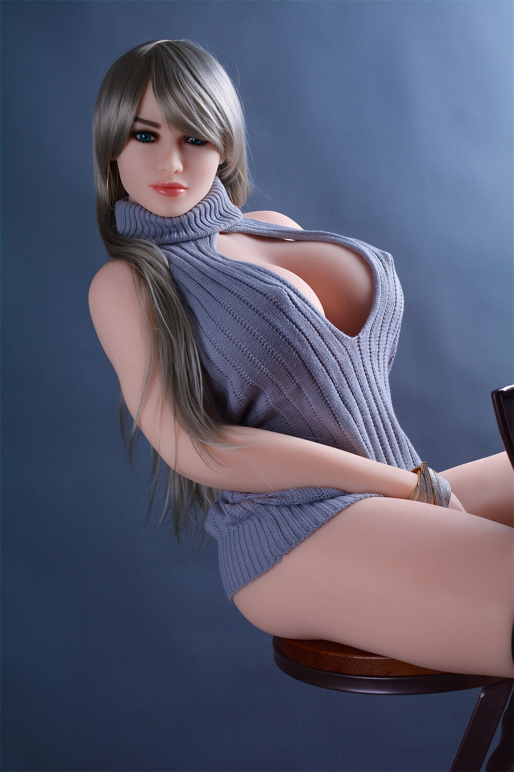 168cm mature AIbei  big boobs sex doll grey hair sexy sex doll