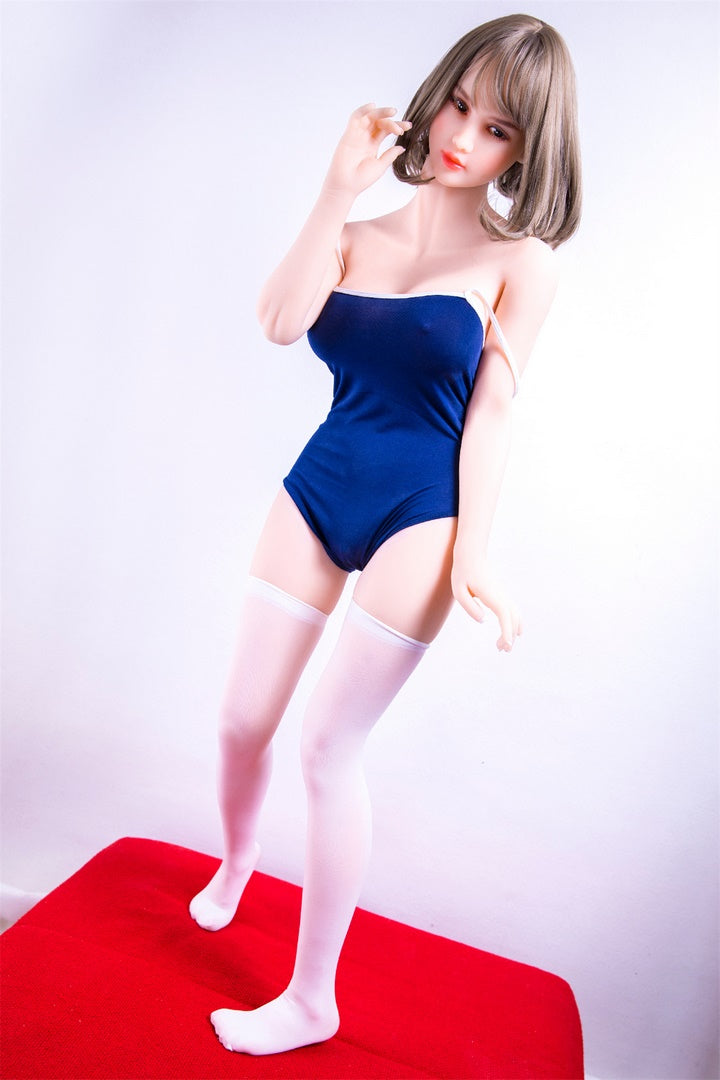 143cm short hair sexy girl Fire doll 2B sex doll