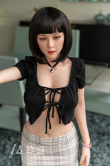 158cm short hair sexy girl Coco silicone love doll E cup lifelike sex doll Jiusheng doll