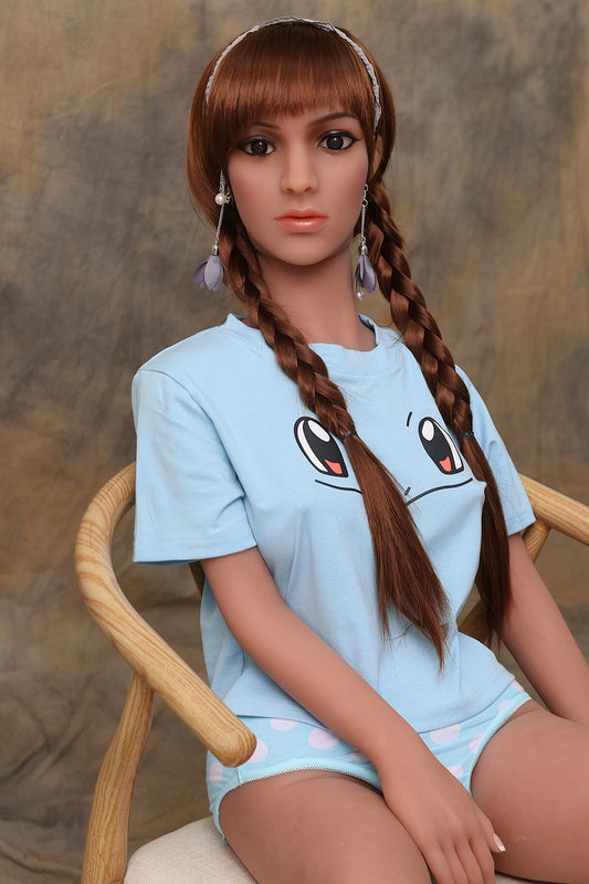 Wheat-colored skin 148cm lifelike sex doll 31KG SY doll