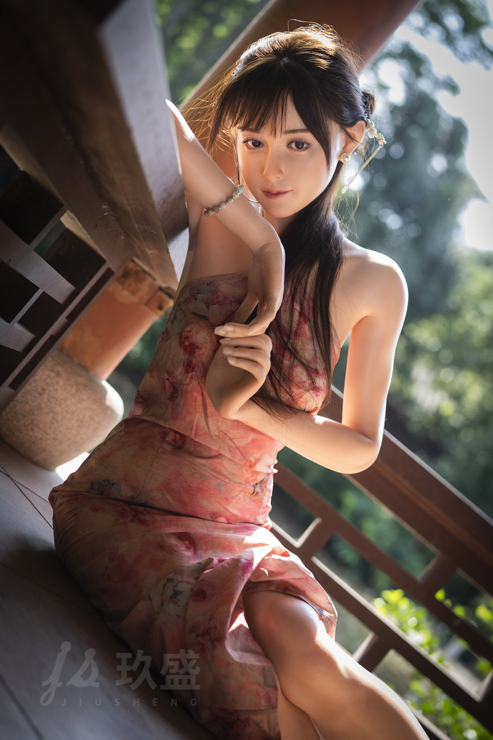 168cm pretty girl C cup silicone Chinese sex doll Jiusheng doll