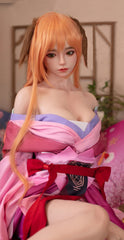 150cm Yui Silicone Japanese Sex Doll Blonde Girl JX Doll