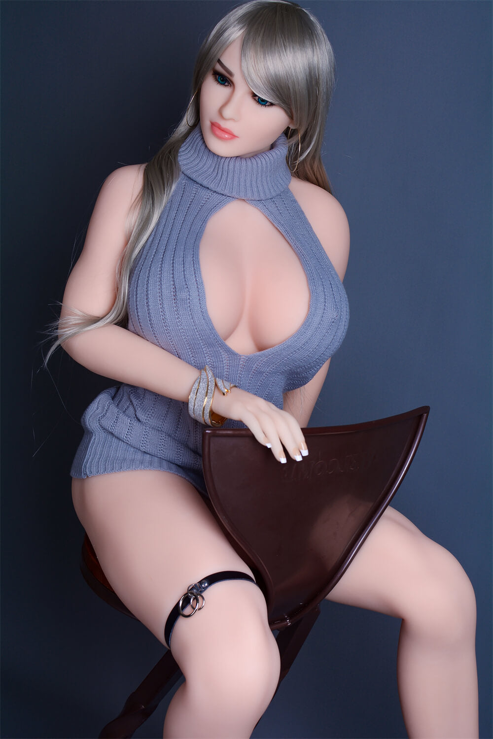 168cm mature AIbei  big boobs sex doll grey hair sexy sex doll