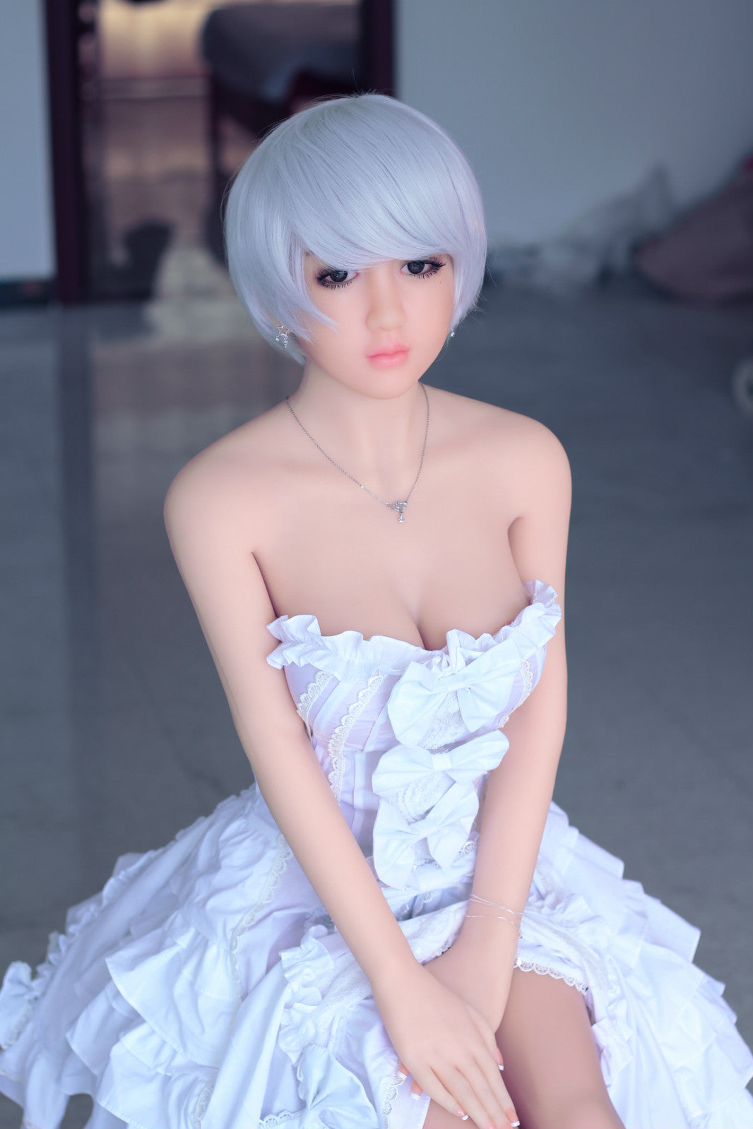 148cm short hair cute girl Nana lifelike sex doll Lolita JY Doll