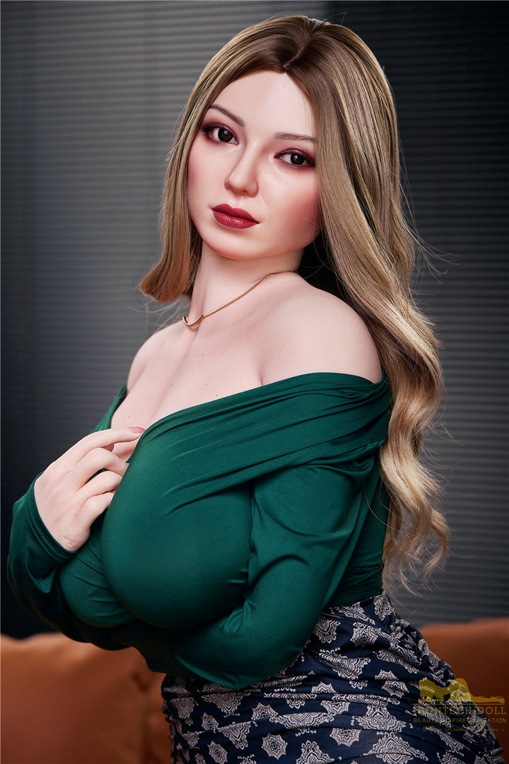 162cm silicone doll chubby blonde beauty Irontech doll