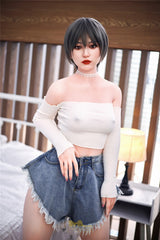 152cm Asian short hair girl silicone doll Irontech doll