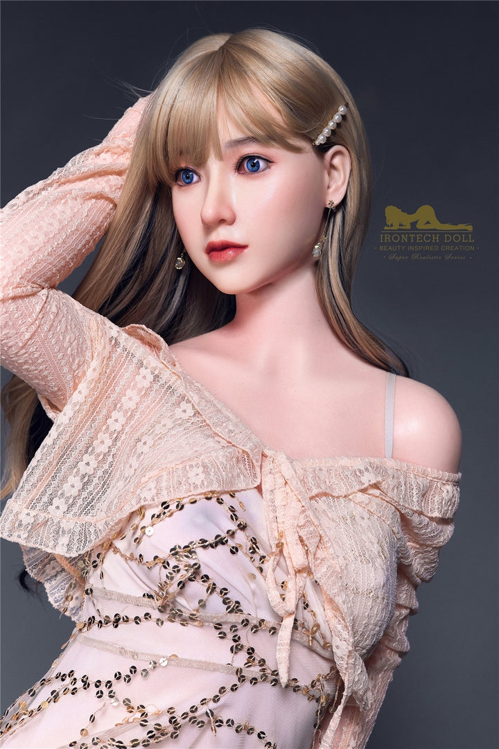 152cm Asian small breast love doll high quality silicone sex doll Irontech doll