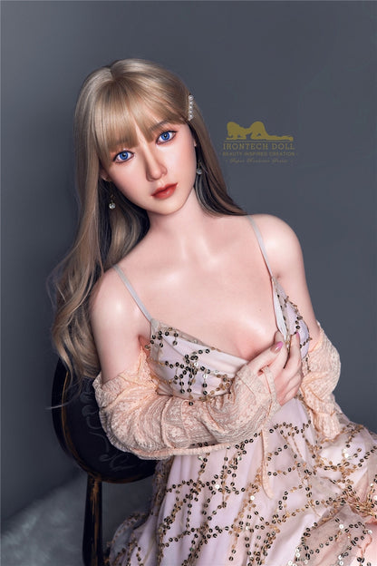 152cm Asian small breast love doll high quality silicone sex doll Irontech doll