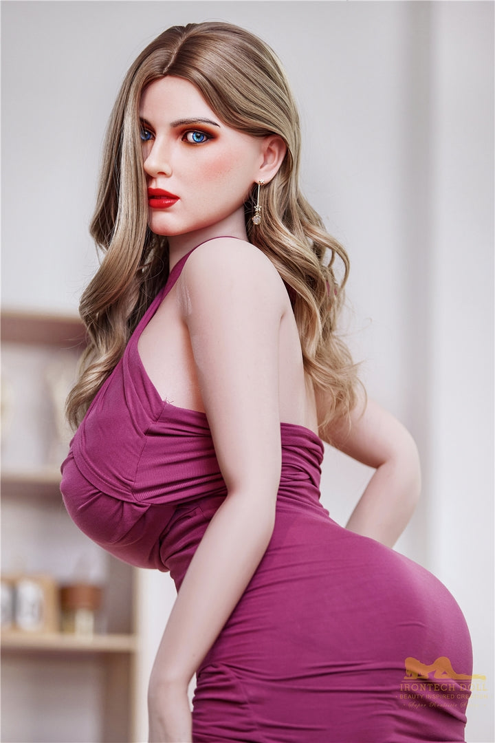 162cm silicone sex doll European blonde girl Irontech doll