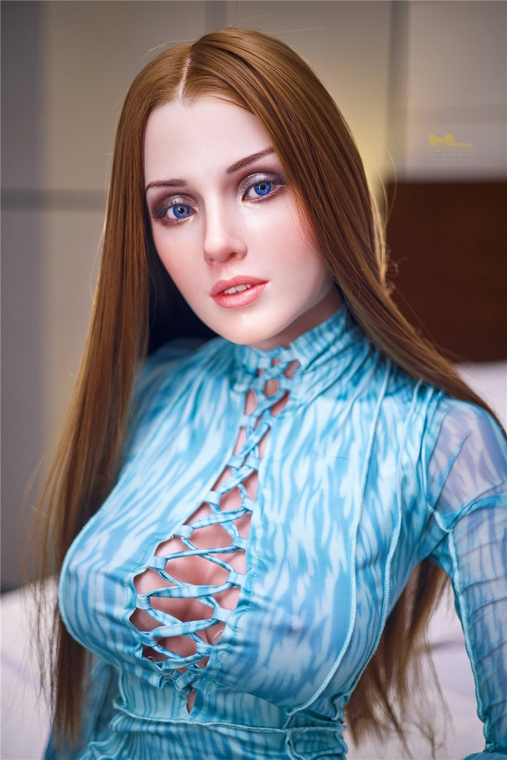 153cm F cup white skin silicone sex doll Irontech doll